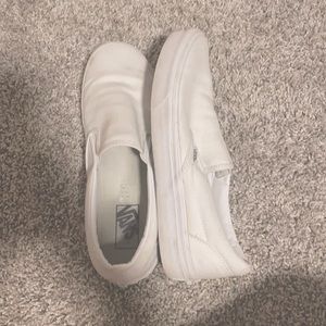WHITE SLIP ON VANS💙💙